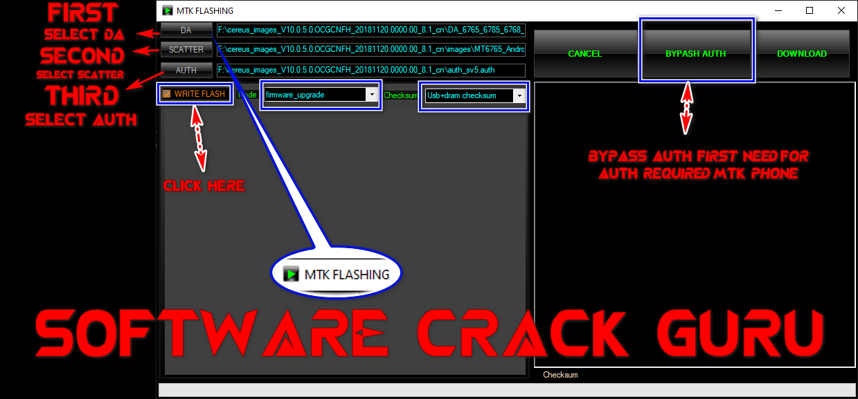 Mct mtk auth bypass ошибка windows 10 x64