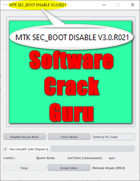 MTK Secure Boot Disable Tool