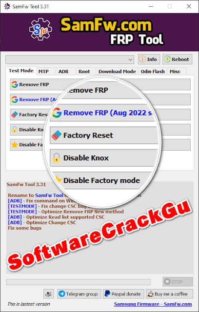 Download SamFw FRP Tool 3.31 – Latest Update (12/10/2022)