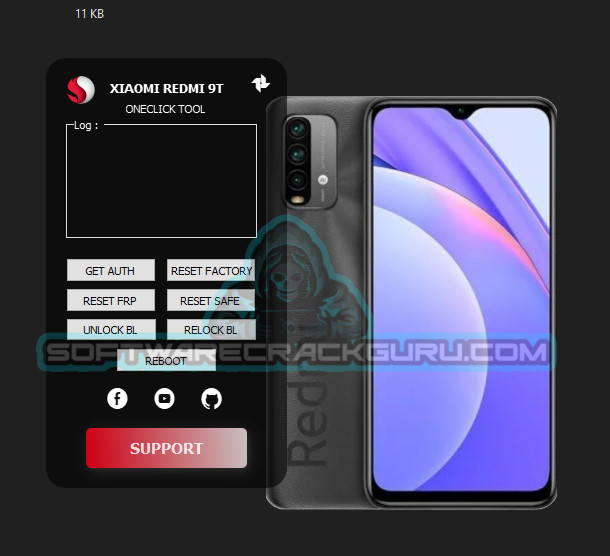 Download Xiaomi Redmi 9T One Click Tool (Auth Bypass)
