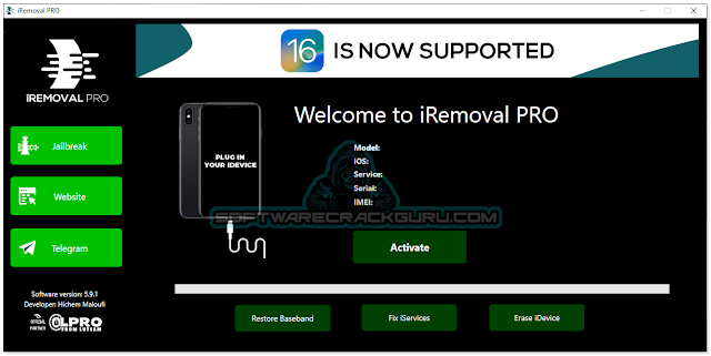 iRemoval PRO v5.9.1 & iRa1n v2.0 – Added iOS 16 Full Supported – Latest
