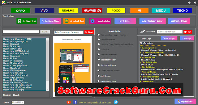 Download Lsnp Unlocker MTK Tool V1.5 Crack Online Free User Tool