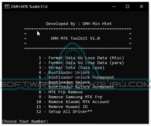Download OMH MTK Toolkit V1.0 FREE TOOL