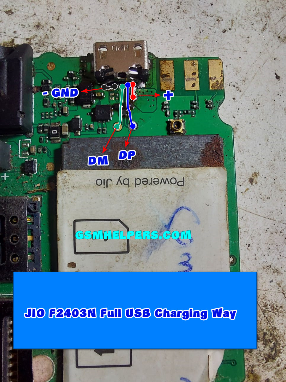Jio Phone LF2403N USB Charging Ways -2023