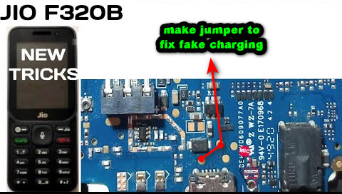 Jiophone F320b Fix Charging Problem [Fake Charging]