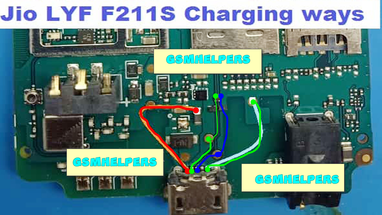 Jio Phone F211s USB Charging Way Jumper Solution -2023